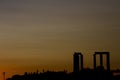 The temple of Poseidon, cape Sounio, Athens, Greece